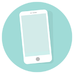 Diese Abbildung zeigt eine Smartphone