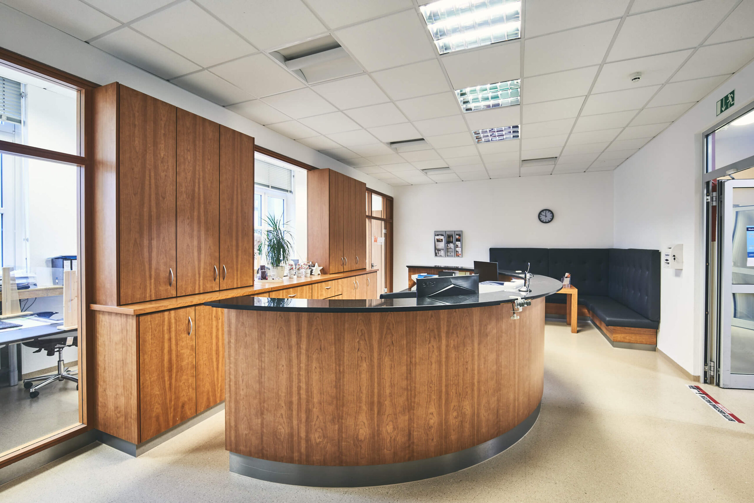 Diese Abbildung zeigt die Rezeption bei Rehaktiv